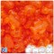 BeadTin Orange Transparent Pet Parade Plastic Pony Beads (2oz)